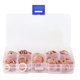 thumbnail image 2 of 200PCS/280PCS Junta de cobre ANGGREK Accesorios de hardware Arandela de sellado en caja, 2 of 8