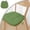 Green1, variant on Chair Cushion for Dining Chairs, Non- with Ties, Seat Cushions for Dining Room Kitchen Breakfast Nook Indoor Home Office Living Room