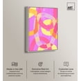 thumbnail image 2 of All That Color Modern Abstract Geometric Canvas Wall Art by Art Remedy, Silver Floater Frame, 24"x36", 2 of 7