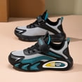 thumbnail image 4 of enyan Big Boys Sneakers Running Shoes Lightweight Sport Kids Running Shoes Boys (Toddler/Little Kid/Big Kid) Green,4, 4 of 7