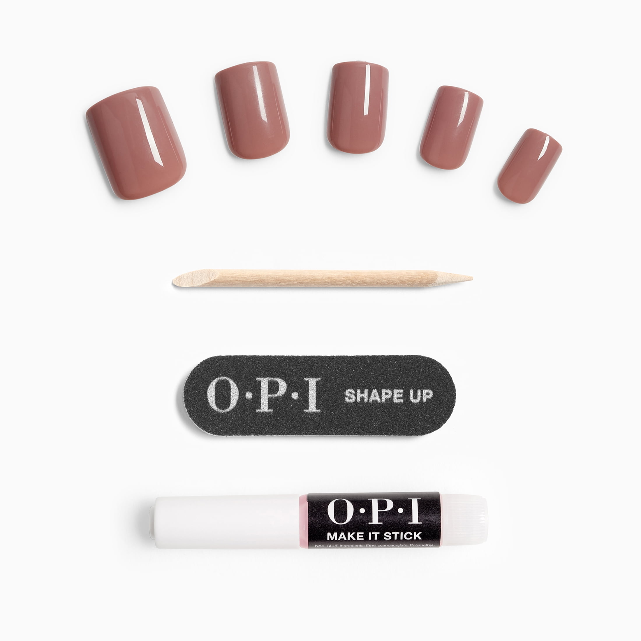 OPI On Point Instant Press On Nails, Tickle My France-y, False Nails, 24 Pieces