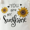 thumbnail image 3 of Emy Dola Newborn Baby Girl 3pcs Outfit Clothes Ruffle Romper Toddler Girl Floral Cotton Pant Sets For 0-18M Girls, 3 of 9