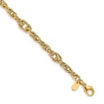 thumbnail image 2 of 14k Gold Polished Link Bracelet, 2 of 3