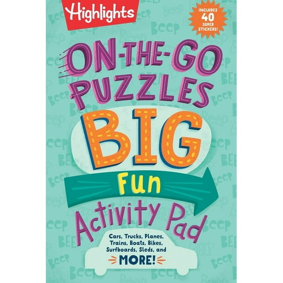 Highlights Big Fun Activity Pads: On-the-Go Puzzles Big Fun Activity Pad (Paperback)