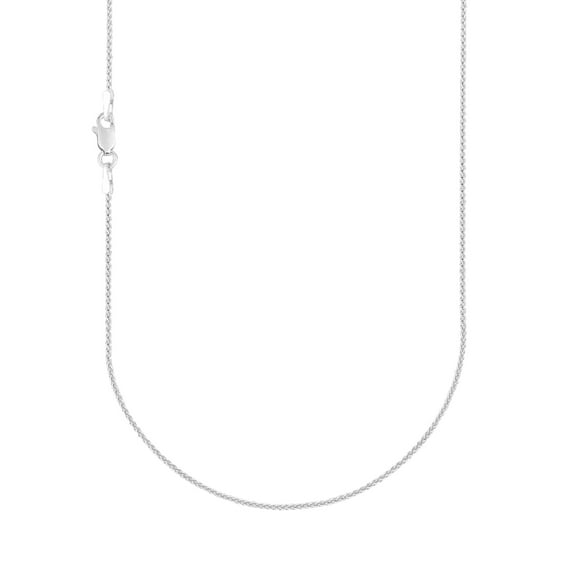 Ritastephens Sterling Silver Italian Wheat Spiga Chain Necklace with Lobster Lock 20inches For Woman