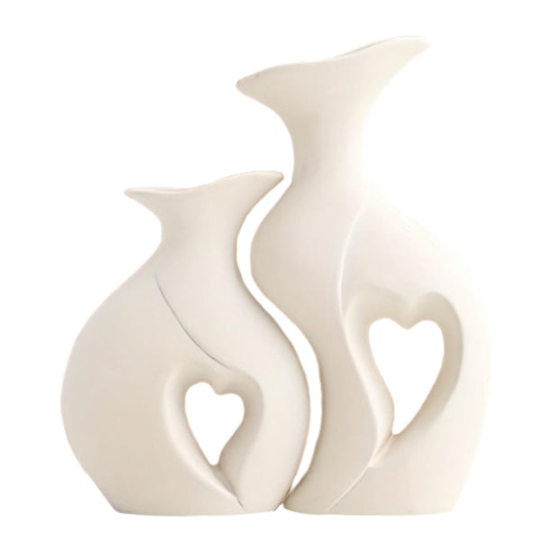 2 piezas Jarrones de resina Contenedor de plantas Accesorio floral arreglo floral Jarrones decorativos para la sala de estudio de la estantería de la