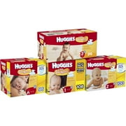 Huggies Little Snugglers Diapers, Super Pack, Size Newborn, 96 Count
