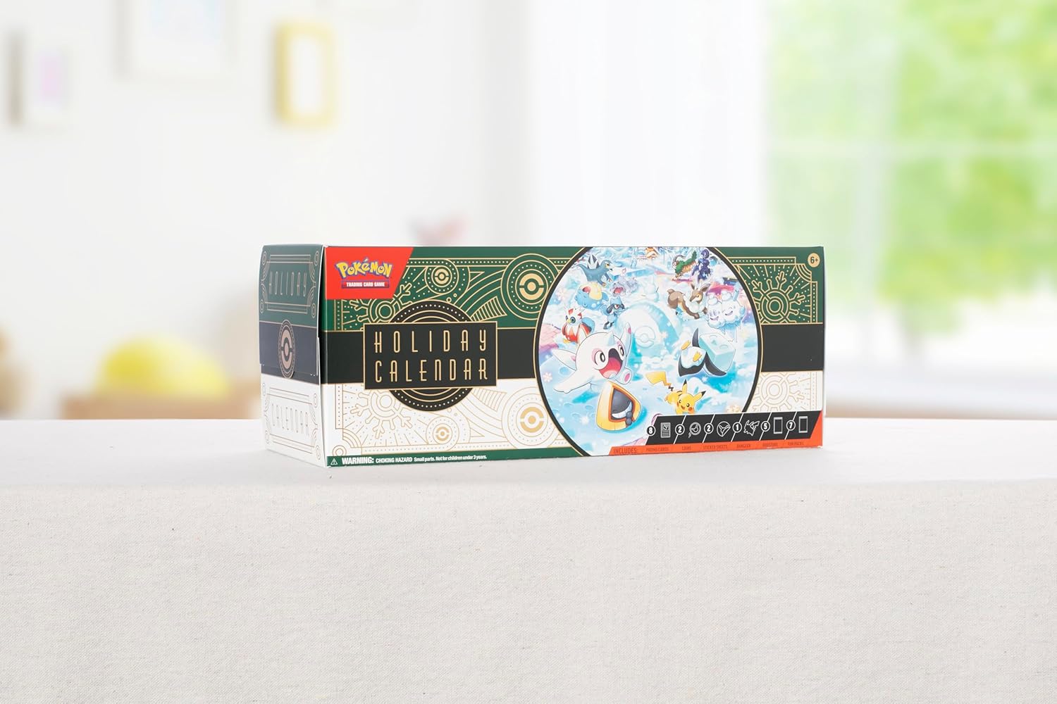 Pokemon TCG: 2024 Holiday Calendar (8 Foil Promo Cards, 5 Booster Packs & More)