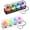 Black, variant on Mechanical Switch Fidget Toy with LED Light - Clicky Keyboard Keychain for Stress Relief, Tactile Blue Switch Fidget for Anxiety & ADHD, Office Desk Toy & Sensory Gift for Tech Lovers