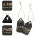 thumbnail image 2 of MasteelfCA 1 Set Shampoo Label Tag Shower Gel Tag Acrylic Tag Toiletries Marking Tag Acrylic Classify Tag, 2 of 7