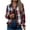 Wine, variant on Womens's Plaid Bomber Jackets Full Zip Fall Spring Casual Lightweight Coat Outerwear Long Sleeve No Hood (S, Red)