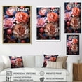 thumbnail image 4 of Designart "Vibrant Life Of Colorful Peonies I" Peonies Floater Framed Canvas Prints, 4 of 5