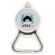 thumbnail image 1 of pared negro lindo patron de chat  acero inoxidable metal cerveza tapa sacacorchos, 1 of 3