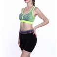 thumbnail image 5 of TOPTIE Zipper Front Closure Sports Bra, Racerback Seamless Workout bra Gym Sportswear (Grey 1), 5 of 6