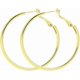 thumbnail image 1 of 925 Sterling Silver Hoop Earrings,18K Gold Plated Polished Round Hoop Earrings For Women,Girls' Gifts, 1 of 4