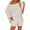 Beige, variant on Women 2 Piece Outfits Sweater Sets Solid Off Shoulder Knit Suit Pullover & Shorts