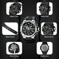 thumbnail image 5 of SKMEI Mens Digital Watch Sport Waterproof Watch Analog Military Tactical Watches LED Backlight Alarm Stopwatch Wrist Big Face Watches, 5 of 8