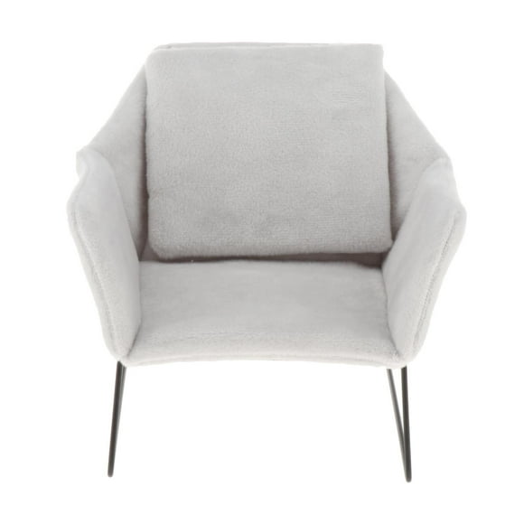 Modèle de Simulation de Sofa en Bois 1/6 Fournitures de Mobilier pour Poupée Bébé Décor de Scène de Vie Gris