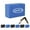 Black & Blue, variant on GOGO 24 Pack Yoga Blocks High Density EVA Foam Non-Slip Surface 4 x 6 x 9 Black