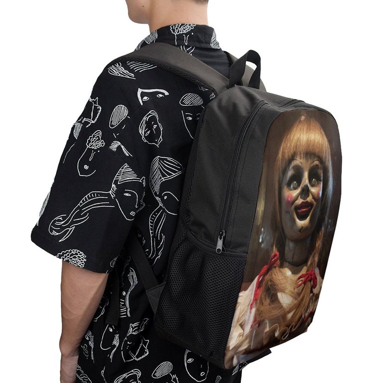 Annabelle Backpack, Horror Movie Daypack Backpack, Large  display picture 2