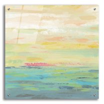 Epic Art 'Pink Clouds I' by Silvia Vassileva, Acrylic Glass Wall Art, 24"x24"