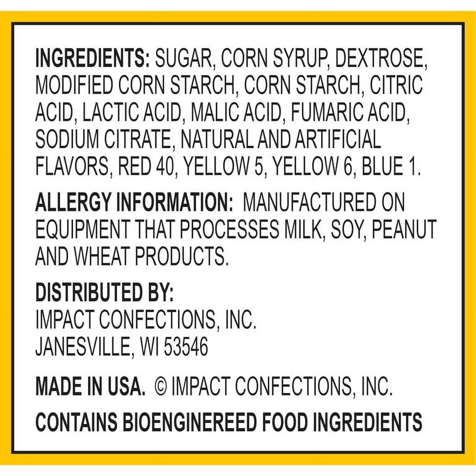 Warheads Wedgies Chewy Sour Candy, Assorted Flavors, 4.5oz
