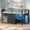Black, variant on Twin Size Loft Bed with Desk & Stuffed Animal Storage Organizer, Metal Loft Bed with 6 Drawers, LED Lights, Safety Guardrail, Play Zone, No Box Spring Needed, Pink