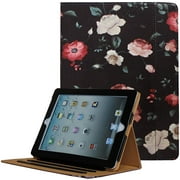 JYtrend iPad 2 /iPad 3 /iPad 4 Case, Multi-Angle Viewing Stand Leather Folio Smart Cover with Pocket, Auto Wake