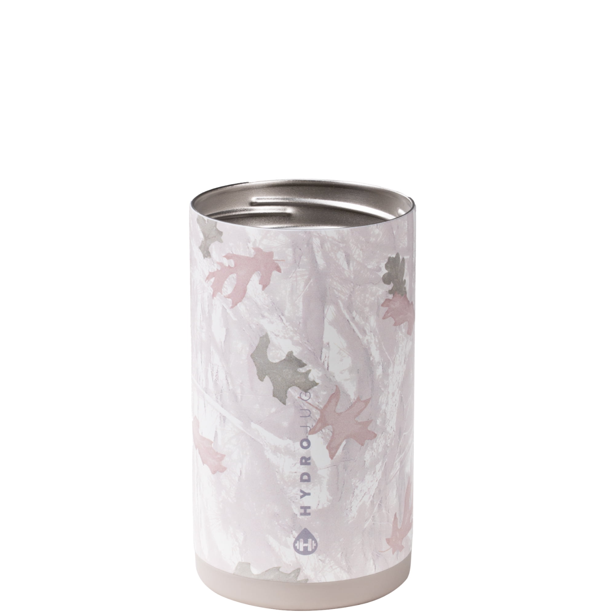 HydroJug Can Cooler - Standard 2-in-1 Insulated Can Cooler Cup 16oz - Stainless Steel, Non-Slip Rubber Base, Screw-Top Lid - Camo