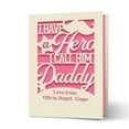 thumbnail image 6 of Personalized Father's Day Card, I Have A Hero I Call Him Daddy, Dad Gift from Daughter Son Birthday Father's Day, 6 of 6