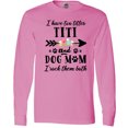 thumbnail image 3 of Inktastic I Have 2 Titles Titi and Dog Mom I Rock Them Both Long Sleeve T-Shirt, 3 of 5