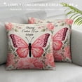thumbnail image 3 of GOSMITH  Bible Throw Pillow Covers for Christian Women Bible Verse Prayers Pillowcase Butterfly Scripture Religious Pillowcase Gifts for Sofa Couch Home Inspirational Decorations,, 3 of 5