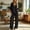 Black, variant on IUYRTFE Women's V-Neck Short Sleeve Top and Wide Leg Pants Set with Pockets Casual 2 Piece Lounge Outfit