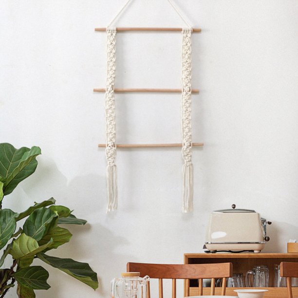 Ladder Hand Towel Rack for Bathroom, Blanket Ladders for The Living