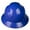 Blue, variant on JORESTECH Safety Hard Hat with Full Brim and 4-Point Suspension, HHAT-02 (Lime)