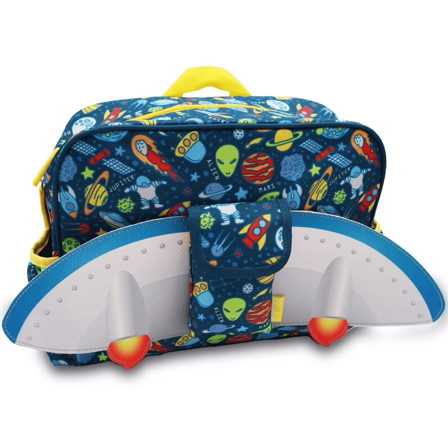 Bixbee Kids Outer Space Backpack, Children's Bookbag, Preschool, Toddler Backpack, Rocket Wings