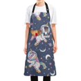 thumbnail image 5 of Cute Unicorn in Space Kitchen Apron with 2 Pockets Adjustable waterproof Cooking Aprons for Women Men Chef, 5 of 7