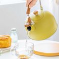 thumbnail image 2 of Tetera 2.5L Cipaher Tea Kettle for Stove Top and Induction Stove Amarillo Tetera de Acero Inoxidable para Estufa, 2 of 5