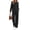Black, variant on Fantaslook Two Piece Sets for Women Fall Travel Vacation Outfits Wide Leg Pants Lounge Sets Dressy Matching Sets Womens Sweatsuits