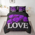 thumbnail image 2 of Castle Fairy Romantic Rose Bedding Comforter Set,Happy Valentine's Day Full Bedding Set, 2 of 8
