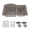 Galaxy Concrete, variant on 32" x 20" Quartz Kitchen Sink, Double Bowl Sink, Drop-in Sink, Undermount Sink, Granite Kitchen Sink, Galaxy Concrete Kitchen Sink, with Grids, Basket Strainer and Flange Lexicon Platinum LP-7030-C