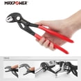 thumbnail image 7 of MAXPOWER Water Pump Pliers Set,Plumbing Pliers 3 Pieces Push Button Quick Adjust Tongue and Groove Pliers Set, 7 of 7