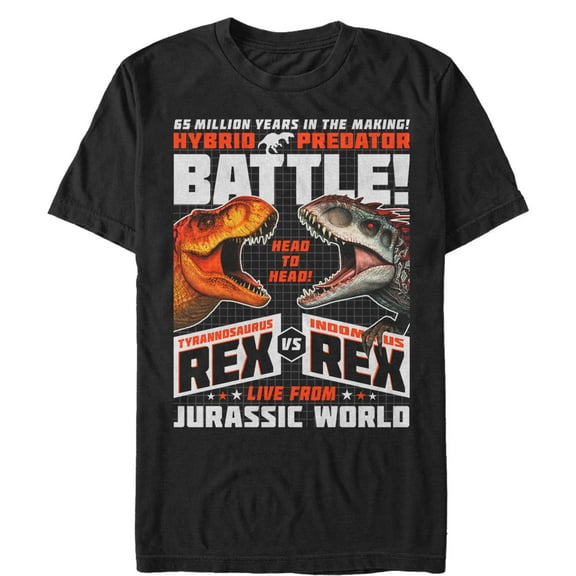 Men's Jurassic World Predator Ultimate Showdown Graphic Tee Black 3X Large