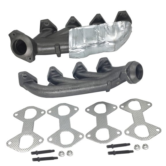 2PCs of Left & Right Side LH RH Exhaust Manifold & Gasket Kit For 2004-2014 Ford Expedition F-150 Lincoln Mark LT Navigator 674-695 7L1Z9431A 674-694 3L3Z9431CA