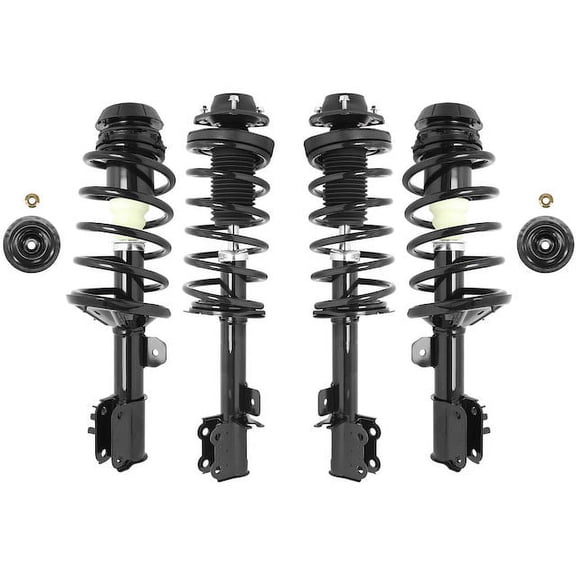 Front and Rear Strut and Coil Spring Kit - Compatible with 2004 - 2008 Suzuki Forenza 2005 2006 2007