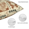 thumbnail image 3 of Dragonfly Moth Vintage Butterfly Pillow Cover Decorative Throw Pillowcase Soft Cushion Covers Bed Sofa Couch 18x18, 3 of 6