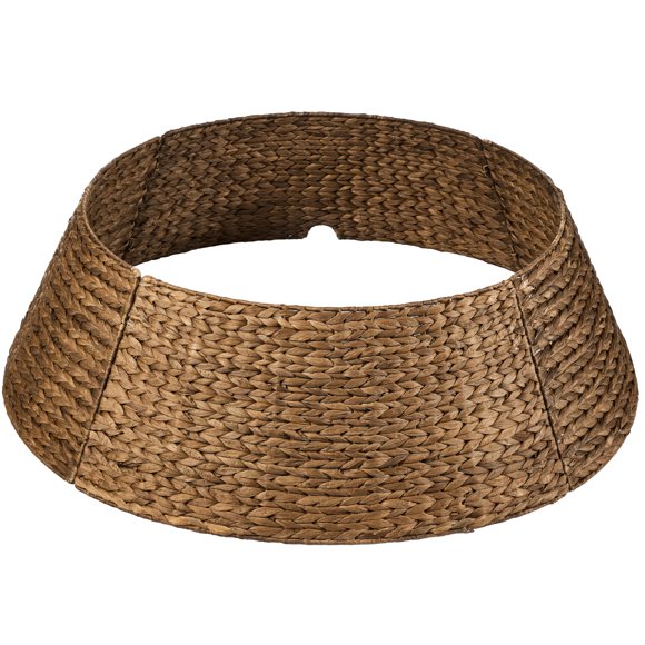 Collar para árbol de Navidad Best Choice, jacinto tejido de 24 pulgadas