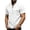 Z76 White, variant on Landzoo Tops For Men Solid Color Short Sleeve Henley Shirt Summer Comfortable Men T Shirt Size L Army Green