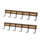 thumbnail image 5 of 2 piezas de cocina colgadora de cocina gancho de pared múltiple 6 ganchos soporte llave, soporte de pared para dormitorio de apartamento, 5 of 9