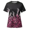 thumbnail image 4 of Pincandy Womens Oversized Tees Loose T Shirts Half Sleeve Crew Neck Cotton Tunic Tops, 4 of 5